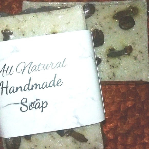 Shea Butter Coffee Soap Bar - Picture 4 of 7